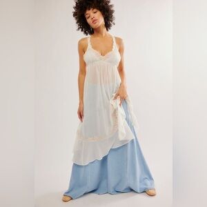 NWT Free People Salty Sweet Midi Slip/dress, size M
Retail $230